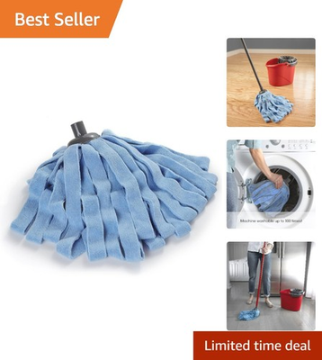 #ad Reusable Microfiber Cloth Mop Head Refill for Effortless Cleaning on All Floors $12.34