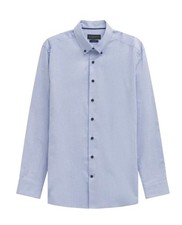 BUGATTI Mens Regular Fit Button Down Check Shirt 320 Light Blue 9350 88407D
