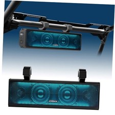 UTV Sound Bar,17 Inch Golf Cart SoundBar Bluetooth with RGB Lighting, IP65 4