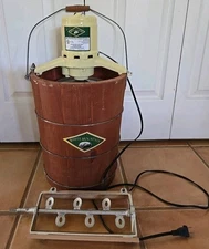 White Mountain 6QT Electric Ice Cream Freezer Maker Model 69206 Vintage