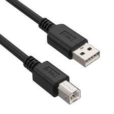 OMNIHIL 5 ft High Speed USB 2.0 Cable for Brother MFC-L2820DW Laser Printer