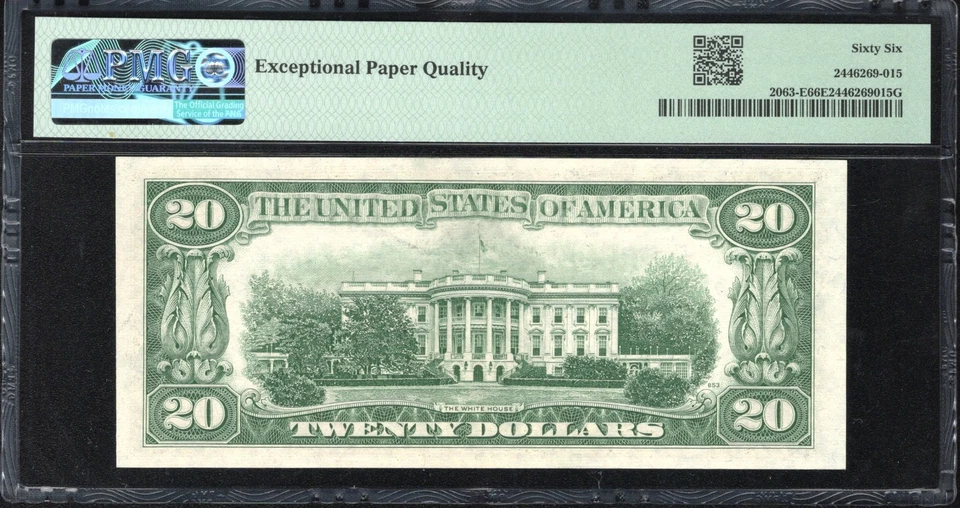 1950-D $20 RICHMOND FEDERAL RESERVE NOTE PMG 66 EPQ Fr 2063-E 19618 - Image 2 of 2