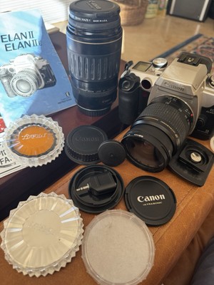 Canon EOS Elan II e Camera and Lenses Bag & more - Made In Japan - Filter No Res