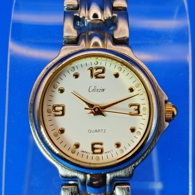 Vintage 1997 Collezio 29mm Women's Japan Quartz Two Tone Dress Watch Restored 