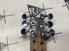 Grover Rotomatic Tuners Tuning Keys Heads Chrome Button 3 Per Side