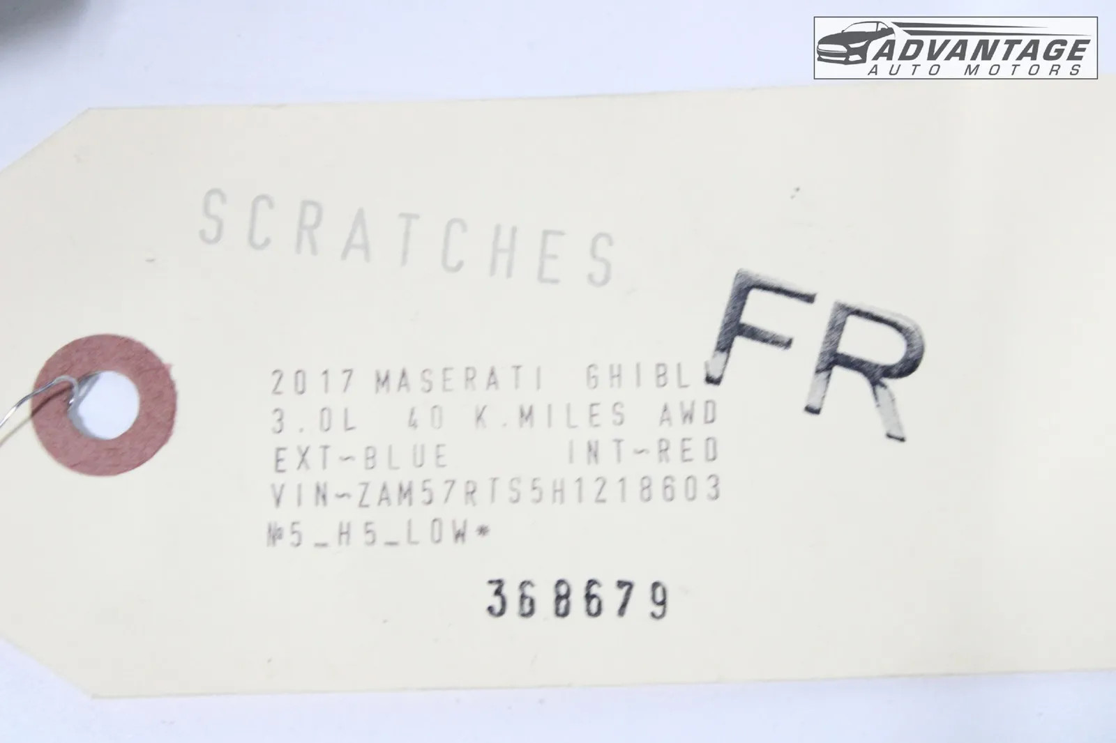 Maserati Ghibli 2014-2021 FRONT+RIGHT Trim molding