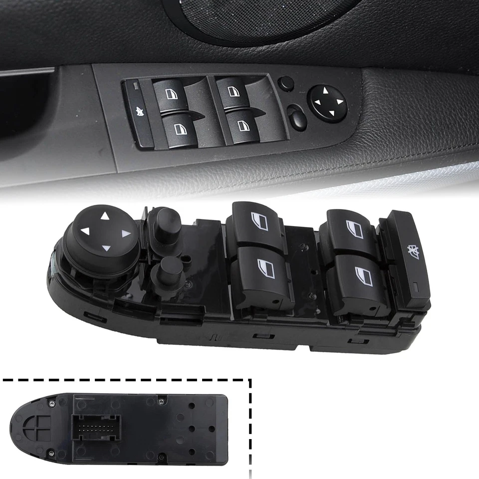 Interruptor de ventana principal delantero izquierdo para BMW 335D 3,0 L 2009-2010 335I 3,0 L 2007-2010 Foto 2 de 4