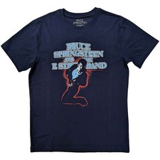 Bruce Springsteen T Shirt The E-Street Band new Official Unisex Navy Blue