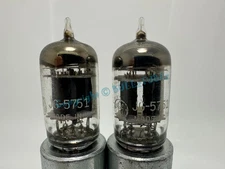 GE JG-5751 Triple Mica Premium Military Spec Tubes  PLATINUM MATCH AT1000  12AX7