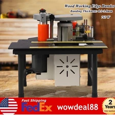 Woodworking Edge Bander Banding Machine Curve Straight Edge Banding Machine 110V