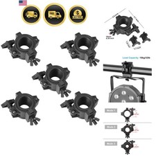 Stage Light Clamps 33lb 5 Pack for DJ Par Light Truss Mount Hook fit 1 1 2 2 ...