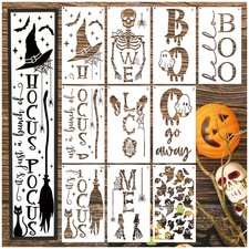 Halloween Stencils for Porch Signs Welcome Stencils for Painting on Wood