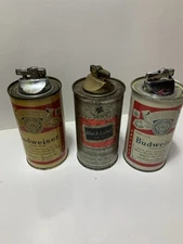 3 Vintage Beer Can Lighters