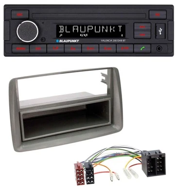 Blaupunkt DAB MP3 Bluetooth USB Autoradio für Fiat Panda (169 2003-2012) grau - Bild 1 von 4