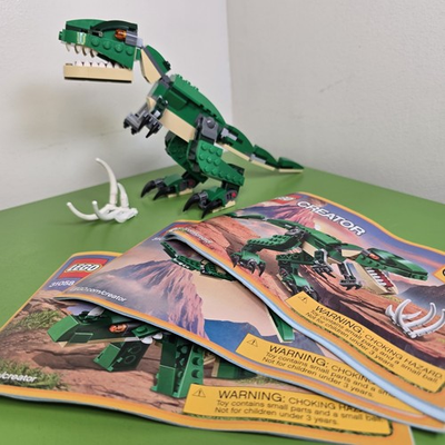 #ad LEGO Creator 3 in 1: Mighty Dinosaurs 31058 Clean amp; Complete W Instructions $9.99