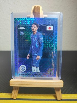 2024-25 Topps UEFA Club Competitions Japan Omari Kellyman RC Blue Mojo /75