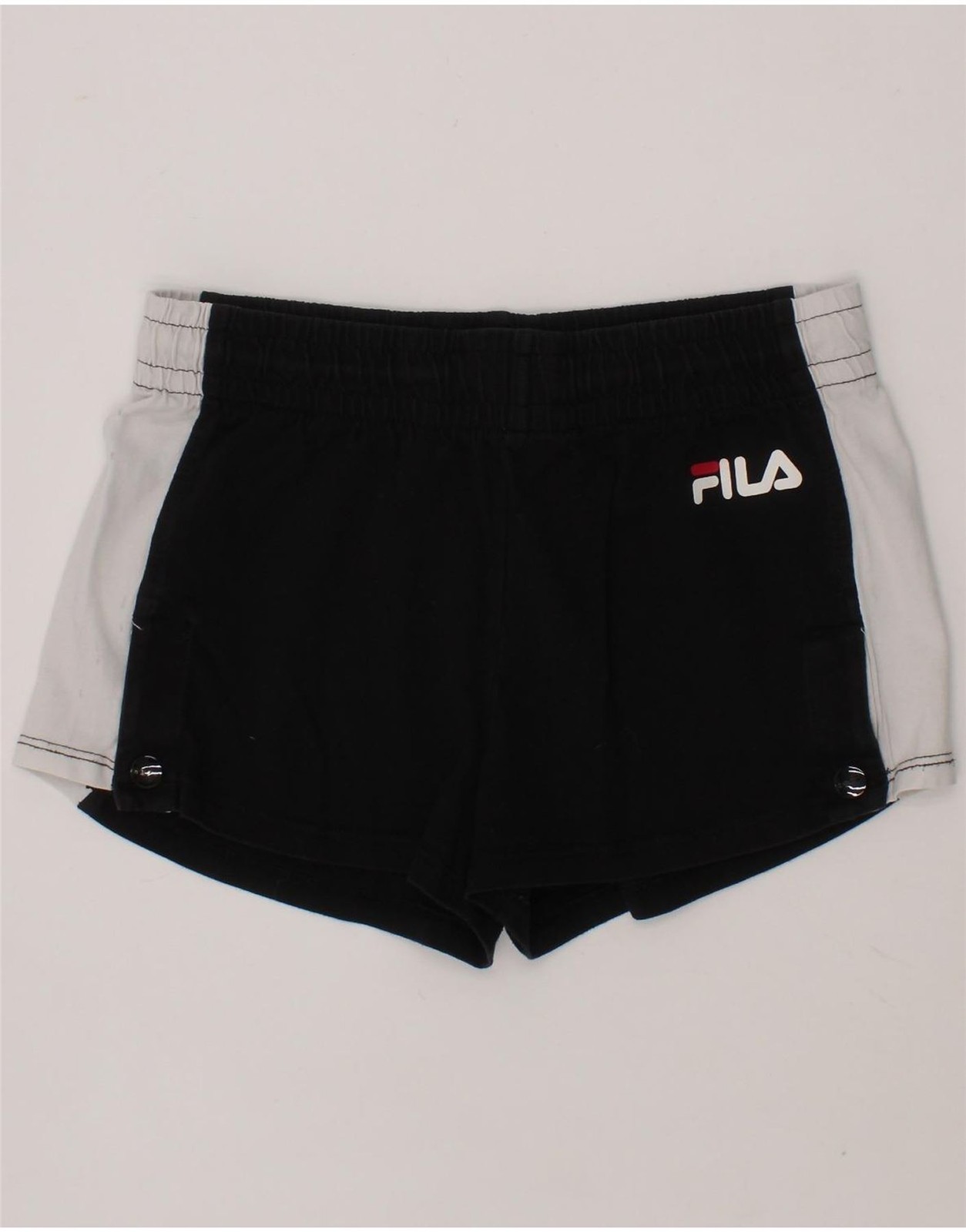 FILA pantaloncino sportivo bambina 9 10 anni nero colorblock AQ05