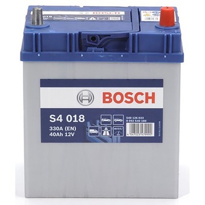Autobatterie BOSCH S4018 12V 40Ah 330A B00 0 092 S40 180 Blei-Säure-Technologie