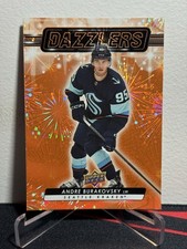2023-24 Upper Deck Series 1 Hockey ANDRE BURAKOVSKY #DZ-18 DAZZLERS ORANGE