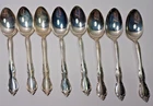 8 Rose Tiara by Gorham Sterling Silver Spoons  6 7/8" 244 Grams Lot B JB9C