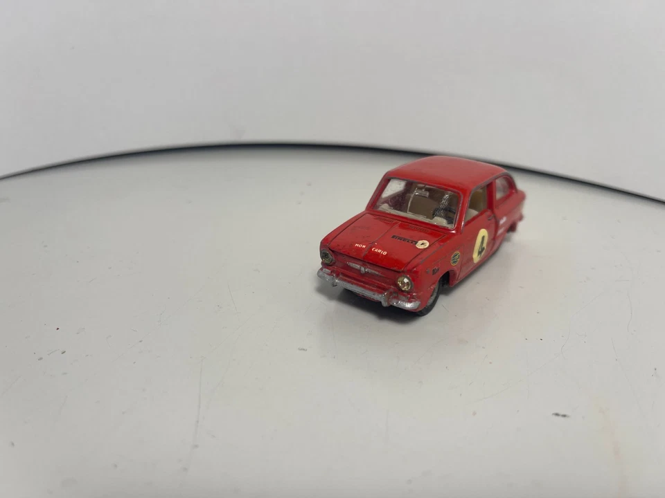 ФРАНЦУЗСКИЙ DINKY MECCANO FIAT850 красный 509 ралли Монте-Карло Франция винтажный автомобиль 1/43 - Изображение 3 из 4