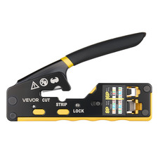 Crimping Tool, RJ45/RJ11/RJ12 Ethernet Crimper, Crimp Tool Kit for 4/6/8-Pin Mod