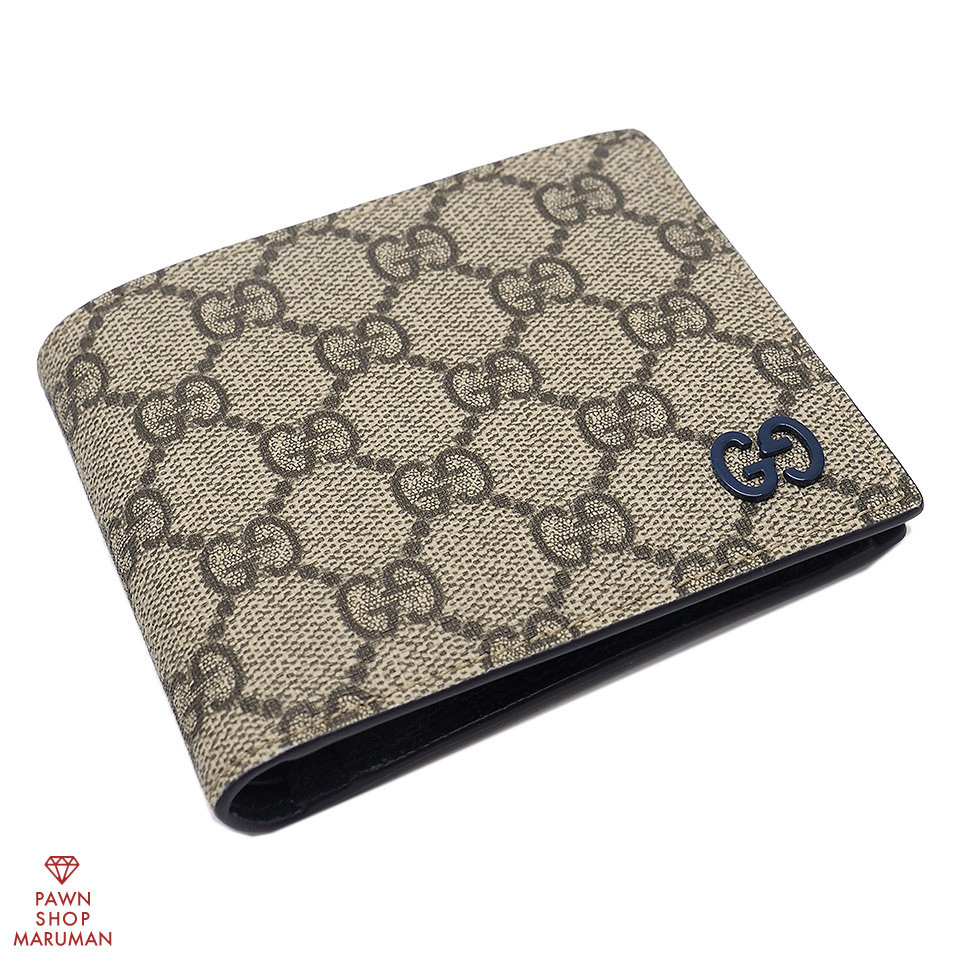 Gucci Bi Fold Wallet 768243 FACQC 9751 GG Supreme Canvas Gucci Bi Fold Wallet 768243 FACQC 9751 GG Supreme Canvas