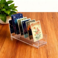 Greeting Card Display Stand Postcard Organizer for Home Brochures Postcards