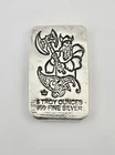 5 Troy Oz .999 Fine Silver Bar Viking Axe Poured Bullion Monarch Mint