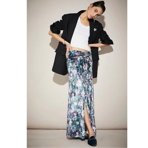 Free People Carpe Diem Convertible Maxi Skirt in Sea Glass XS NEW Mermaid Fairy - Picture 3 of 14