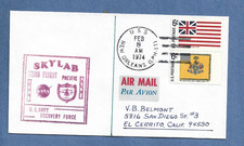 SKYLAB 4 PRIME RECOVERY FEB 8,1974 USS NEW ORLEANS SPACE COVER NASA