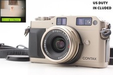  Near MINT w/ Strap  Contax G1 Film Camera Biogon 28mm f2.8 Lens From JAPAN
