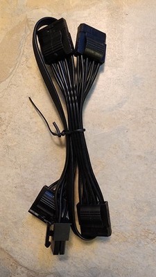 Genuine Corsair RMx RM550x 2021 Peripheral Molex Modular PSU Cable Type 4
