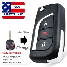 2003 - 2008 For Lexus Gx470 Lx470 Remote Flip Key Fob Hyq1512v 89070-60801 4d68 2003 - 2008 For Lexus Gx470 Lx470 Remote Flip Key Fob Hyq1512v 89070-60801 4d68