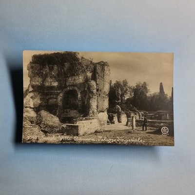 Tivoli Rom Postkarte um 1930 Echtfoto Italien Kaiser Hadrians Palast von E.P.C