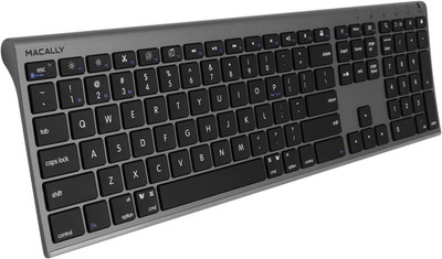 Macally Wireless Bluetooth Keyboard for Mac - Compatible Apple Keyboard or MacBo