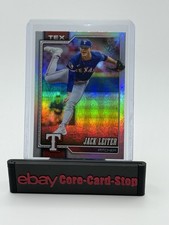 Jack Leiter Rainbow Foil 2026 Topps Series 1 #208 Texas Rangers