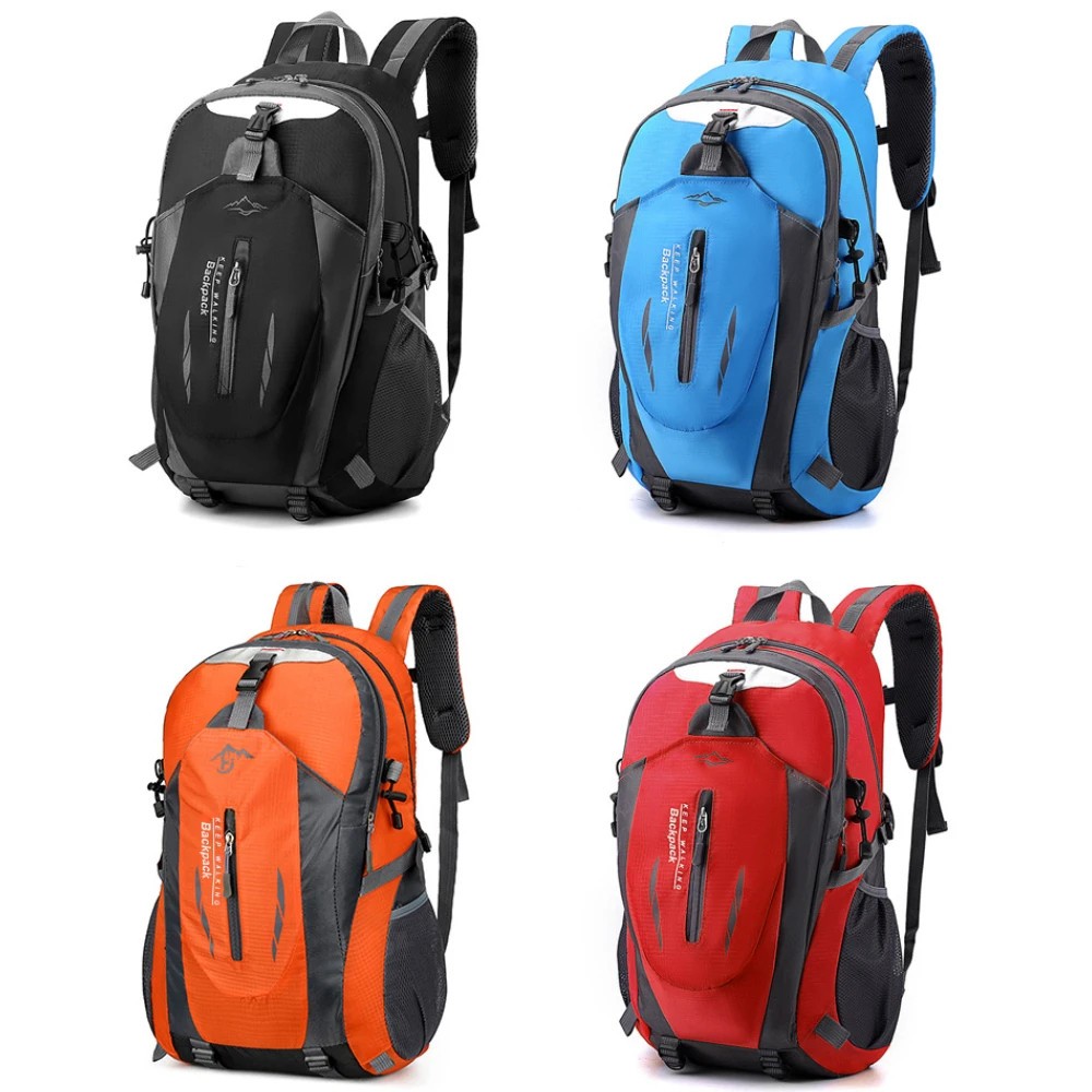 Mochila de viaje 40L para hombres y mujeres Mochila Camping Laptop Senderismo Escuela Bolsa para libros