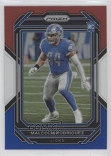 2022 Panini Prizm Rookies Red White & Blue Prizm Malcolm Rodriguez #350 6f5