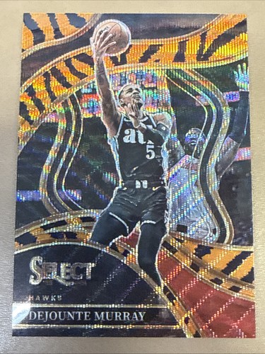 2023-24 Panini Select - Courtside Dejounte Murray #227 SSP Tiger Stripes Prizm