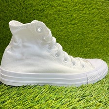 Converse Chuck Taylor All Star High Womens Size 6 White Athletic Shoes Sneakers