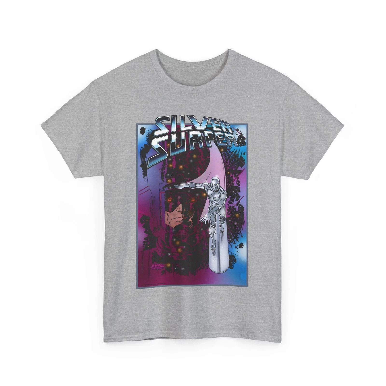 Silver Surfer & Galactus T-Shirt - John Byrne Art - Marvel Comics
