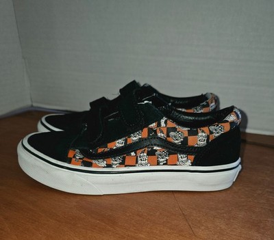 VANS glow in the dark Halloween shoes size 3