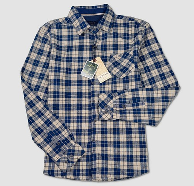#ad #ad Nomad Thermal Lined Flannel Shirt NWT Mens Medium Navy Beige #48814 F8 $29.99