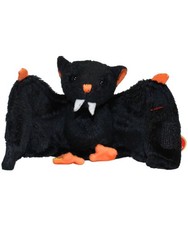 Ty Halloweenie Beanies - BAT-e the Halloween Bat, MWMT Stuffed Animal Toy