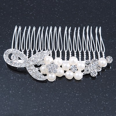 Braut/Hochzeit/Abschlussball/Party rhodiniert klar österreichischer Kristall, simuliert