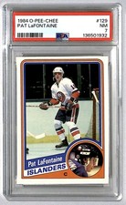 Pat LaFontaine 1984-85 O-Pee-Chee Rookie #129 PSA 7 New York Islanders