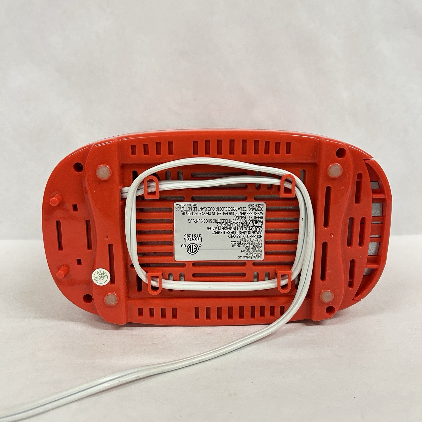 Vintage Coca Cola Nostalgia Hot Dog Toaster Pop Up Machine Red Silver Kitchen