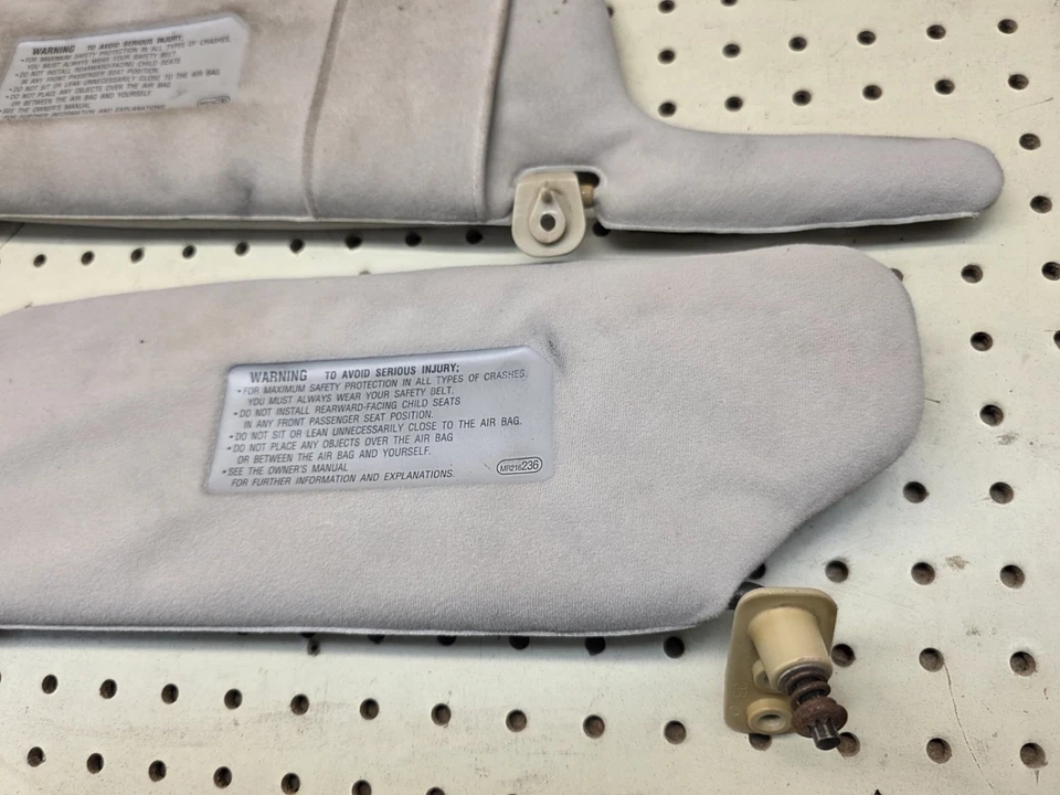 1995 96 97 98 1999 MITSUBISHI 3000GT JUEGO DE 2 PARASOLES DELANTEROS IZQUIERDO Y DERECHO OEM Foto 4 de 4