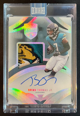 Brian Thomas Jr. 2024 Panini Eminence /10 Jersey # Rookie Patch Autographs RPA